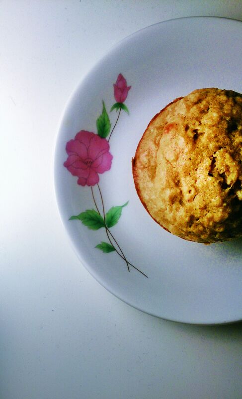 Peanut Butter, Banana and Oat Muffins